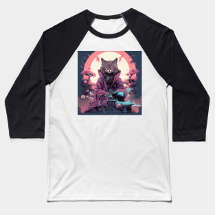 Cat Sensei Baseball T-Shirt